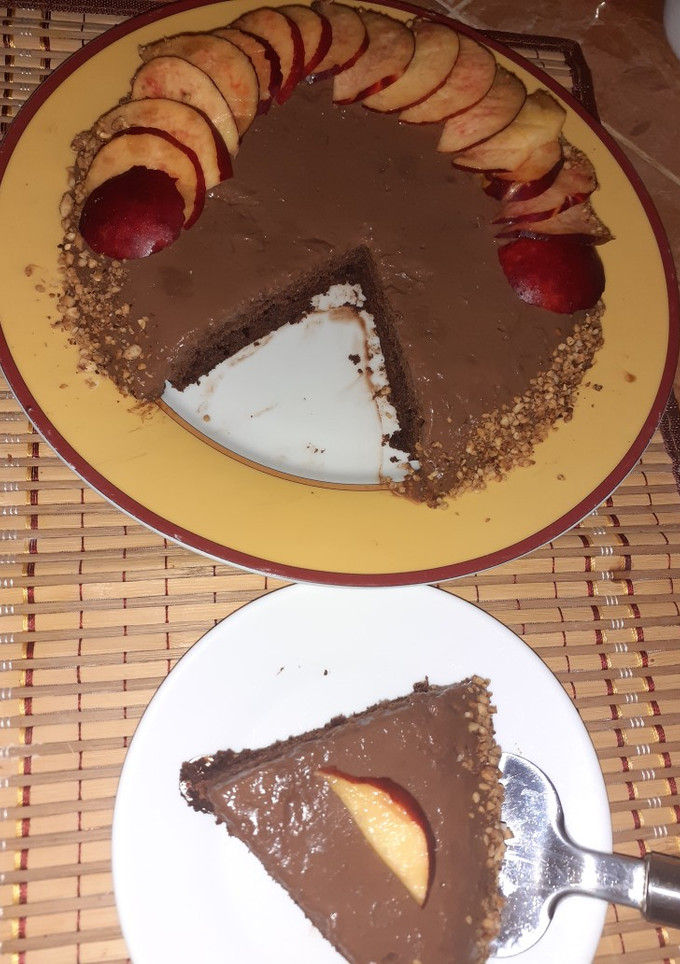 Una foto de Tarta de chocolate sin horno 🍫