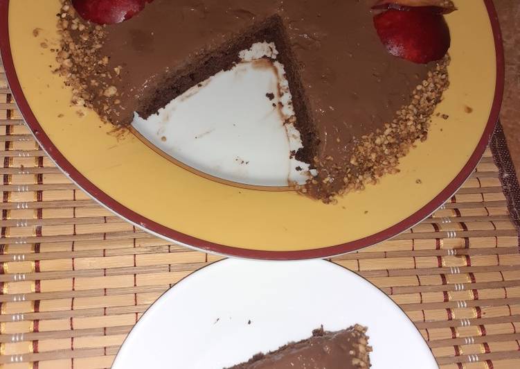 Tarta de chocolate sin horno 🍫