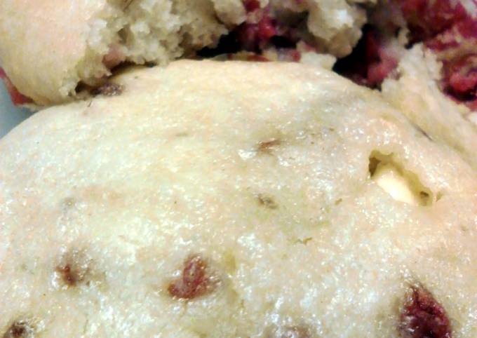 Recipe of Homemade White Chocolate Raspberry Muffins #2