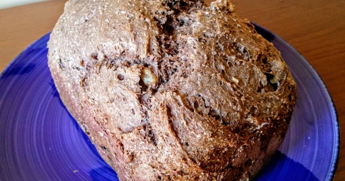 Pan de cerveza, nueces y pasas en panificadora Lidl muy fácil Receta de Ana  Cocinela - Cookpad