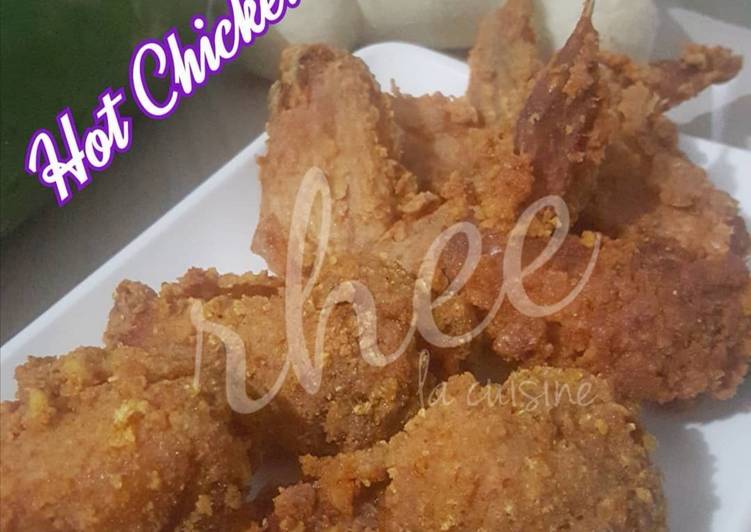 Resep Hot Flaming Chicken Wings, Enak Banget
