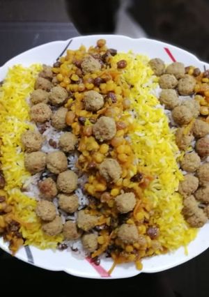 عکسی از دستور مانی پلو