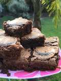 Brownies con galletas Oreo