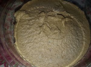 Una foto de Babaganush o Caviar de Berenjenas