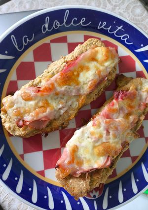 Una foto de Milanesas de berenjena 🍆