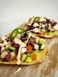 Tostadas de ceviche de pulpo