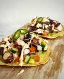 Tostadas de ceviche de pulpo