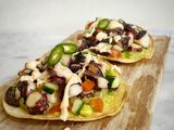 Tostadas de ceviche de pulpo