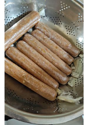 عکسی از دستور سوسیس خانگی(مرغ)