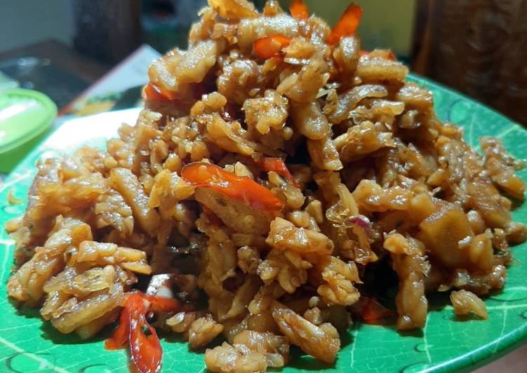 Resep Kering Tempe Pedas Manis, Lezat