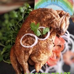 A picture of Steam chicken roast.