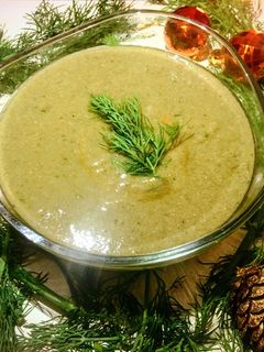 Una foto de Crema de Gambón y eneldo