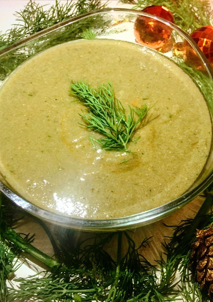 Una foto de Crema de Gambón y eneldo