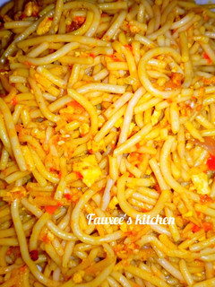A picture of Egg spaghetti.