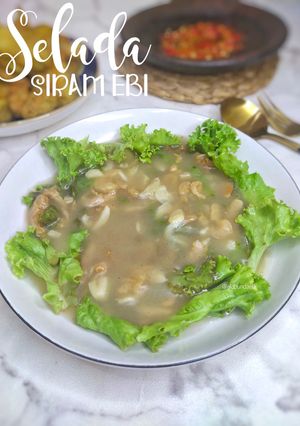 Foto resep Selada Siram Ebi
