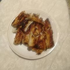 Grilled hake fish A picture of Grilled hake fish.