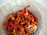 Kepiting saus asam manis pedas (rajungan)