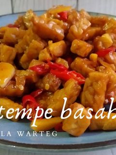 Foto resep Orek Tempe Basah atau Oseng Tempe