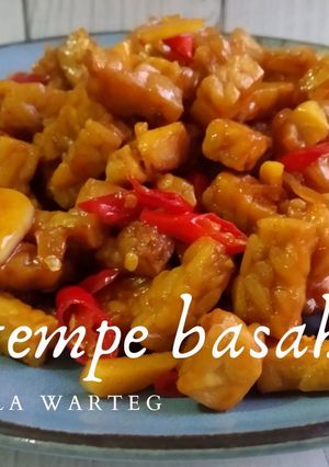 Foto resep Orek Tempe Basah atau Oseng Tempe