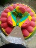 Rainbow kukus ala kadarnya