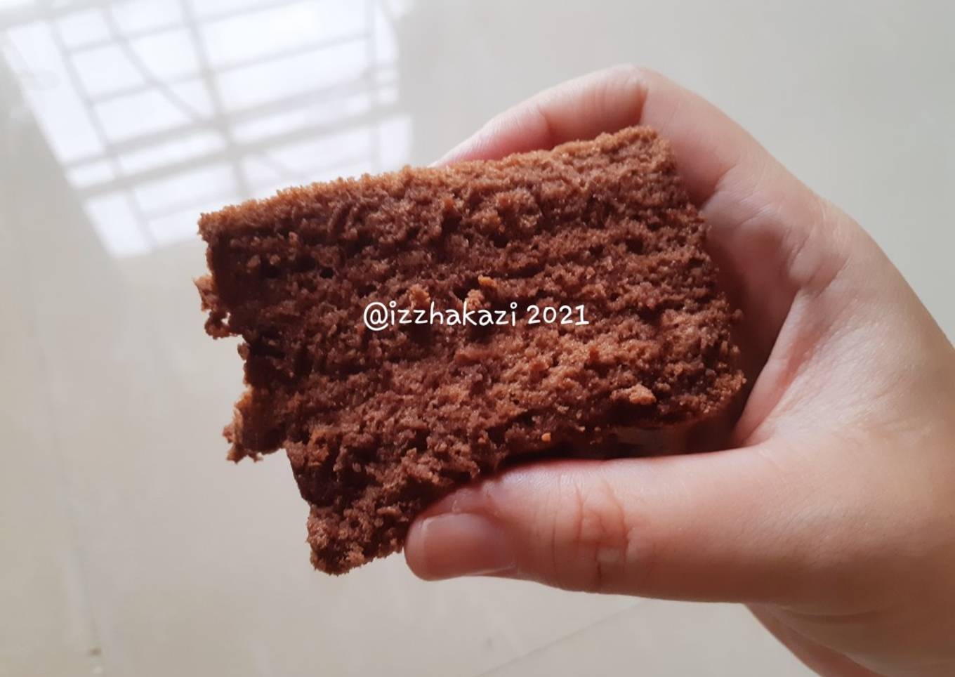 Chocolate Soft Cake aka Kue Castella Taiwan (Tanpa Pengembang)