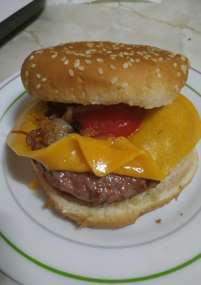 Una foto de Hamburguesa