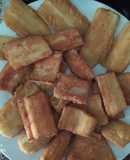 Pencas de acelga empanadas