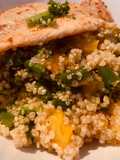 লেমন কিনোয়া সালাদ উইথ ফিস ( lemon quinoa salad with fish recipe in Bengali