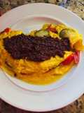 Pixian Zucchini Pepper Omelet