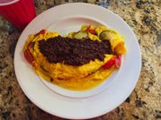 A picture of french omelette
