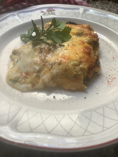 Une photo de Lasagnes🇮🇹 ricotta 🌸🥄épinards 🌿