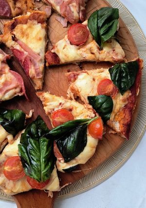 Una foto de Pizza Libre de Gluten