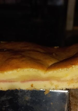 Una foto de Torta de fiambre licuada