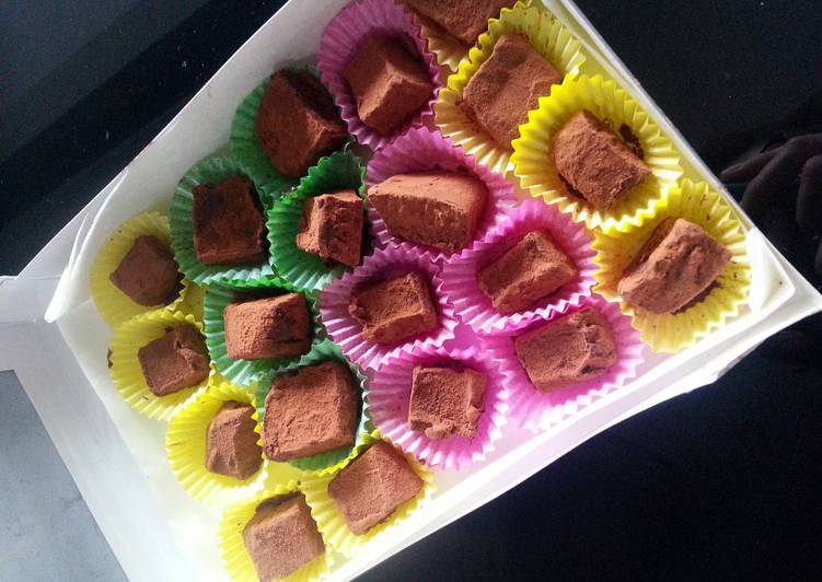 Recipe of Speedy Nama Chocolates ( simple truffles)