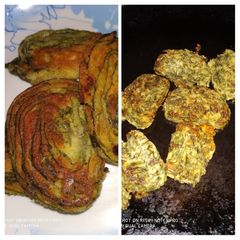 A picture of Arbi leaves recipe.