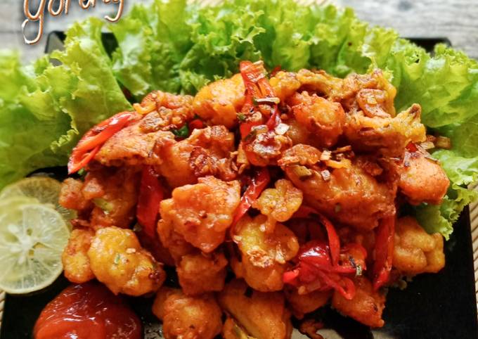 Ayam PopCorn Goreng Bawang