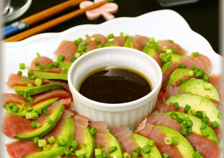 Simple Way to Make Favorite Carpaccio of Tuna And Avocado