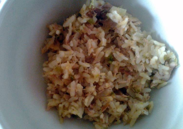 Steps to Make Homemade Tuna Rice Health Delight