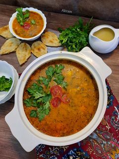 عکسی از دستور سوپ ازوگلین ترکی (ازوگلین چورباسی)