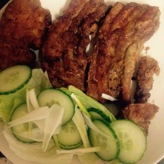 A picture of My Yummy Crispy Belly Pork 😃.