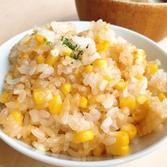 A picture of Butter Soy Sauce Corn Rice.
