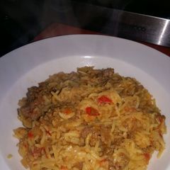 Mince Meat Jollof Rice A picture of Mince Meat Jollof Rice.