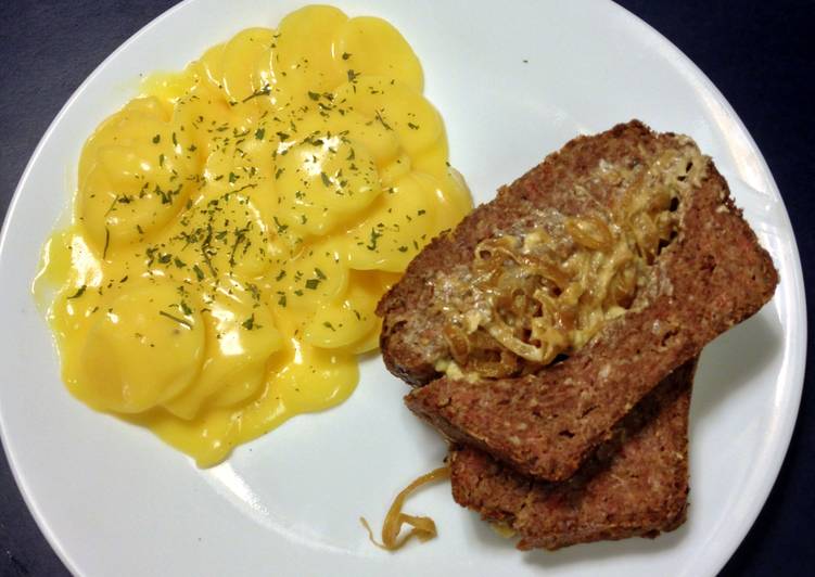 Easiest Way to Make Award-winning Bleu Cheese and Onion Stuffed Meatloaf