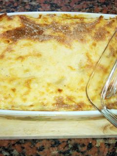 صورة لوصفة طريقة عمل المكرونة بالبشاميل