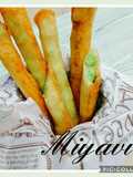 Edamame and Cheese Spring Roll Sticks