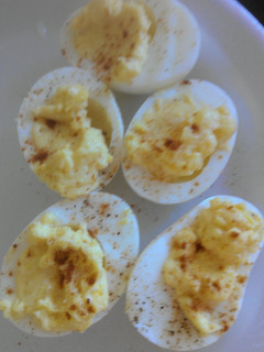 A picture of Deviled Eggs.