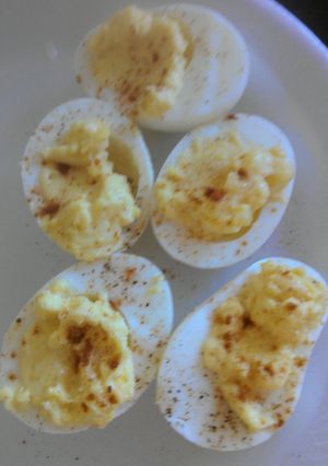 A picture of Deviled Eggs.