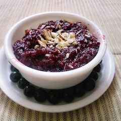 A picture of Beetroot ka halwa.