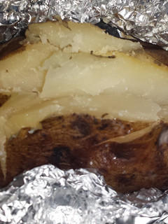 A picture of Crock pot baked potatoes.