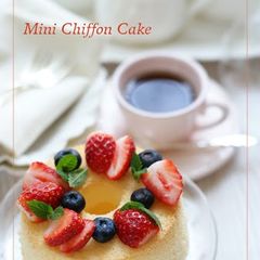 Mini Chiffon Cake With Just 1 Egg A picture of Mini Chiffon Cake With Just 1 Egg.